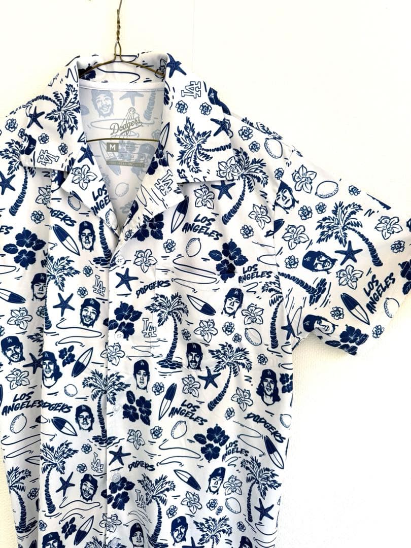 7月1日限定 ドジャース アロハシャツ M おまけ付き 大谷翔平 31号HR