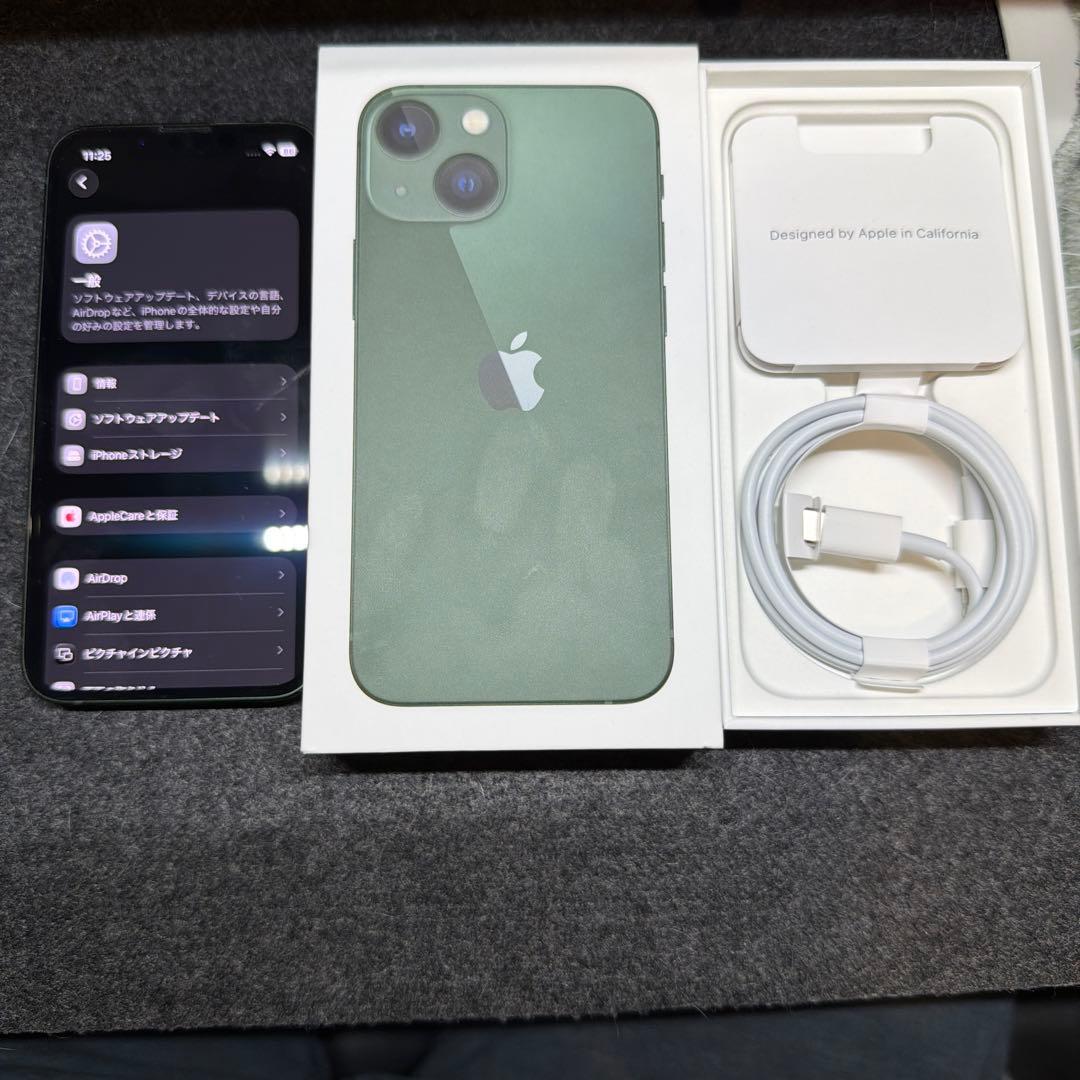 Apple iPhone 13mini本体 グリーン