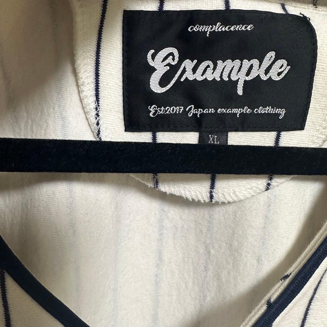 EXAMPLE ベースボール　セットアップ　サルエルパンツ　ゲームシャツ