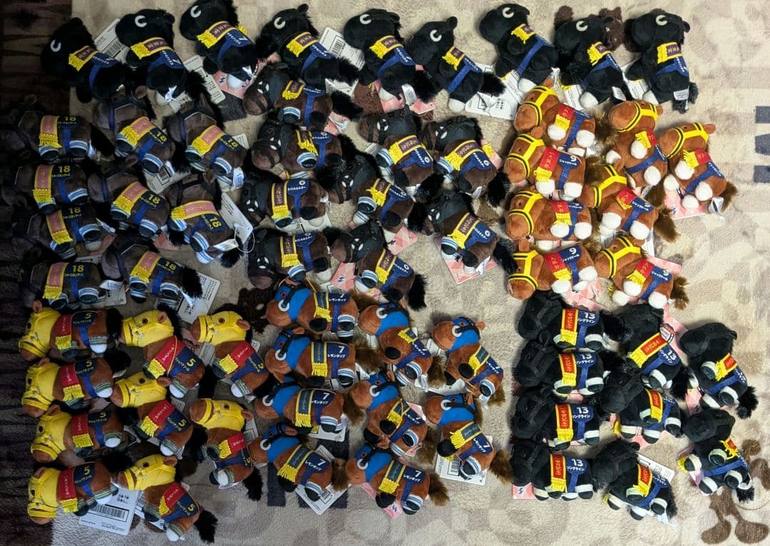 サラブレッドコレクション namco限定 プライズ ミニ マスコット まとめ売り