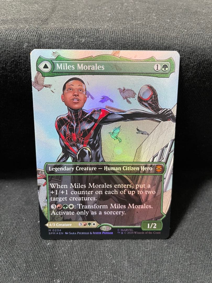 マイルズ モラレス miles morales ボーダーレス foil