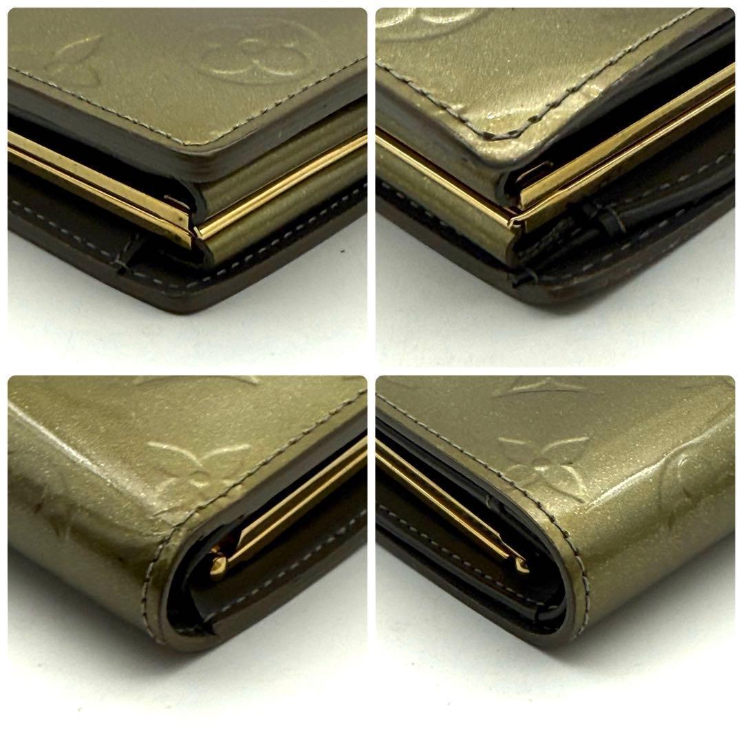 【新品近い】新型 ルイヴィトン ヴェルニ ポルトフォイユ ヴィエノワ がま口財布