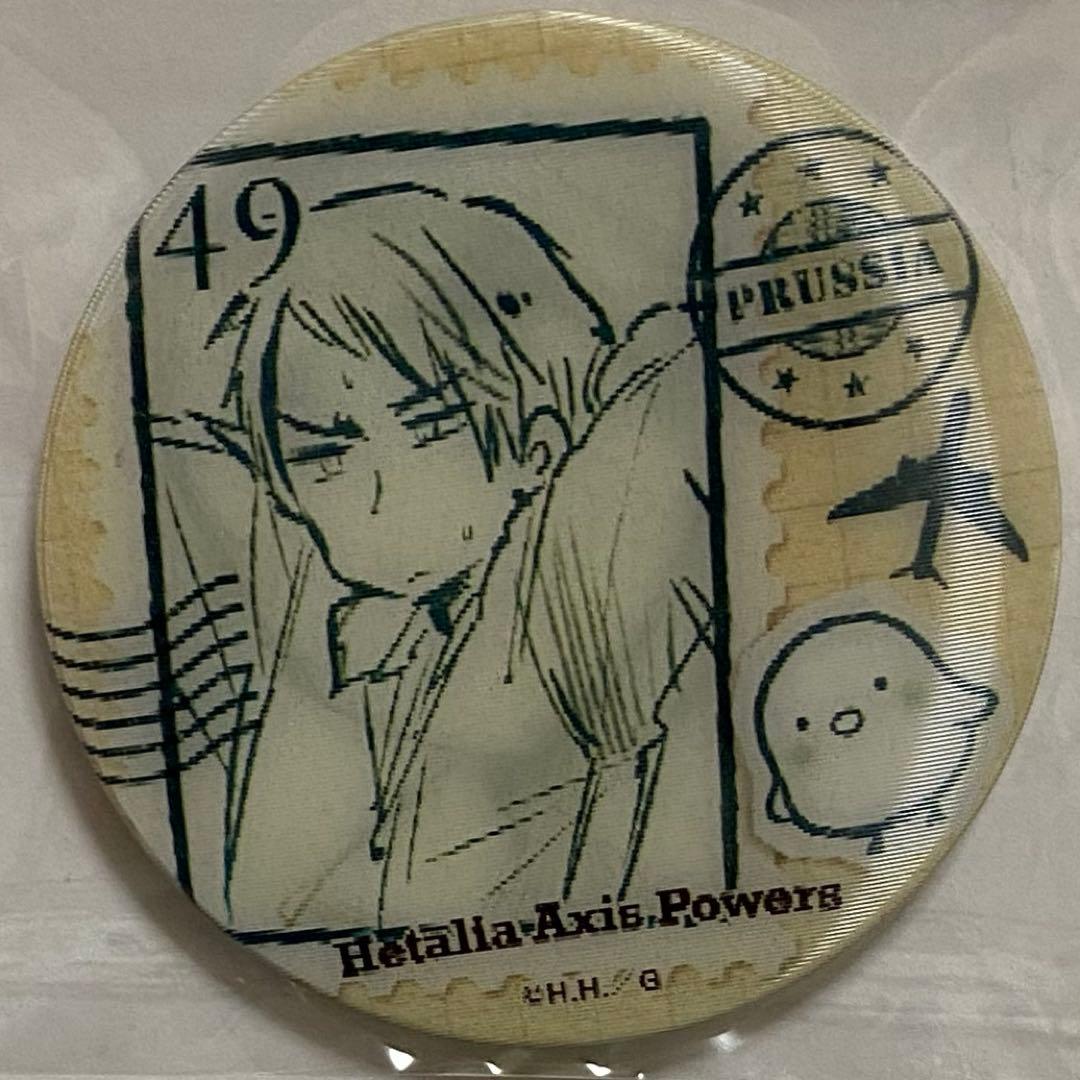 ヘタリア Axis powers だらけ　チェンジング缶バッジ　プロイセン　小鳥