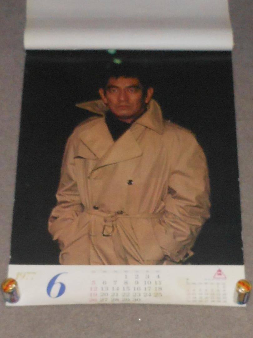 岩城滉一　舘ひろし　クールス　渡哲也　高倉健　菅原文太　東映１９７７年カレンダー
