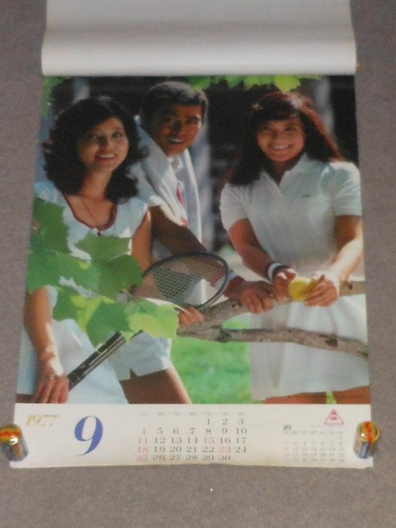 岩城滉一　舘ひろし　クールス　渡哲也　高倉健　菅原文太　東映１９７７年カレンダー