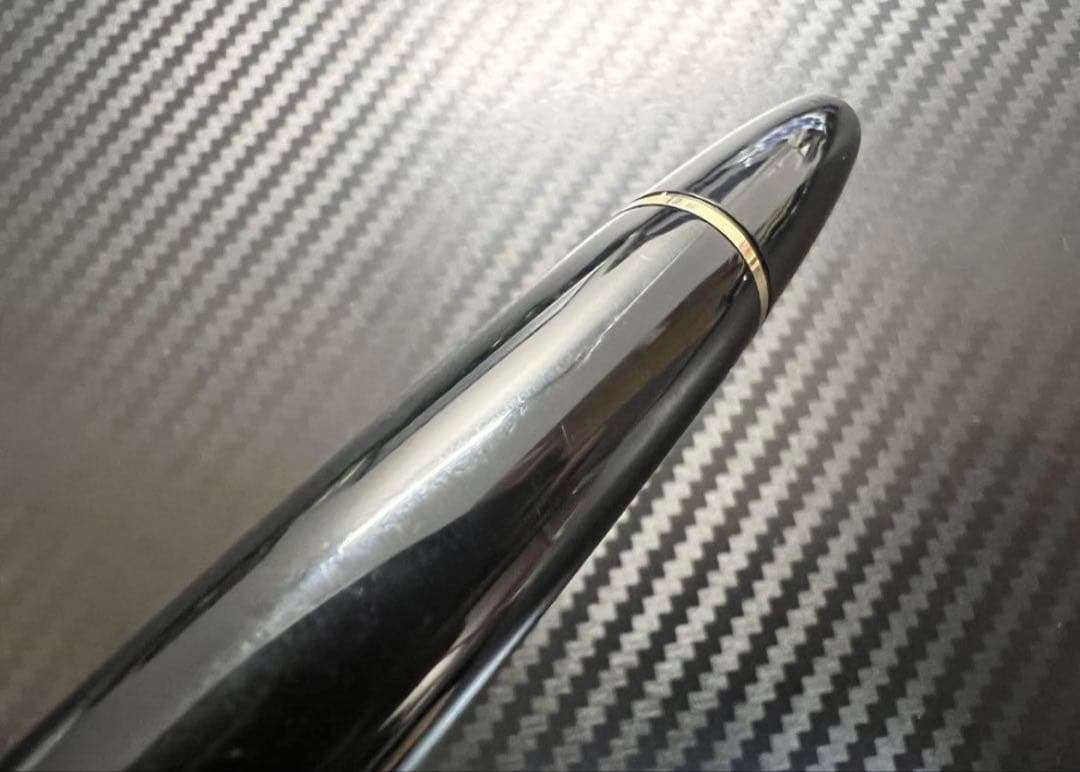 モンブラン マイスターシュテュック 146 万年筆 14C 全金 F 細字　2