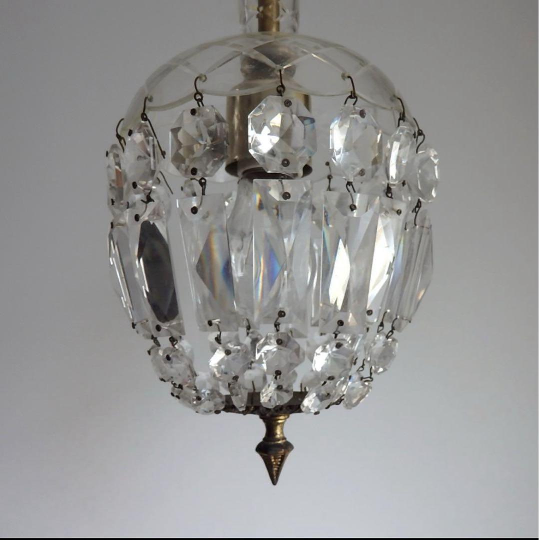 チェコ製　ヴィンテージ　照明　シャンデリア　ペンダントライト