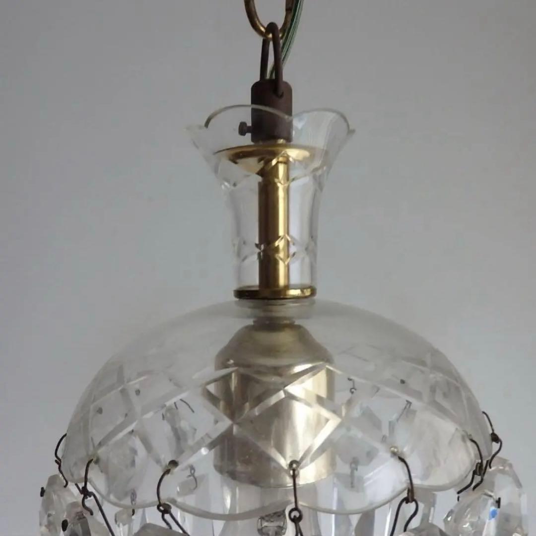 チェコ製　ヴィンテージ　照明　シャンデリア　ペンダントライト