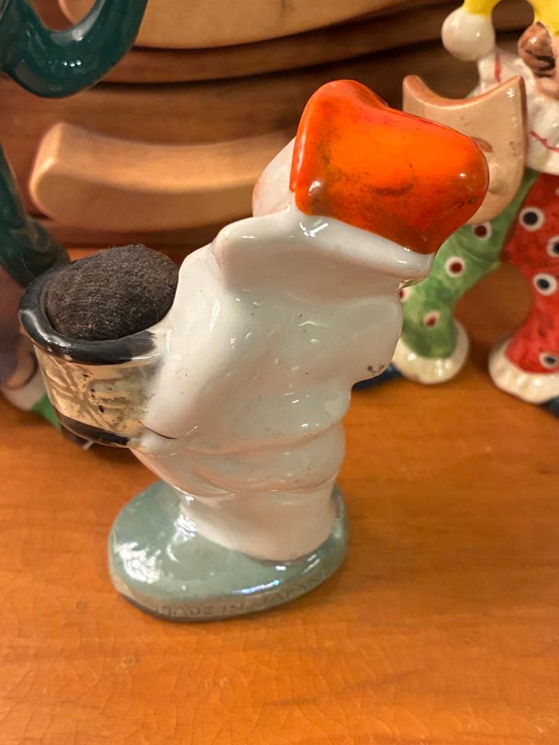 ビンテージ50s ミッドセンチュリー ジェスチャー　ハーレクイン　ピエロ　レトロ