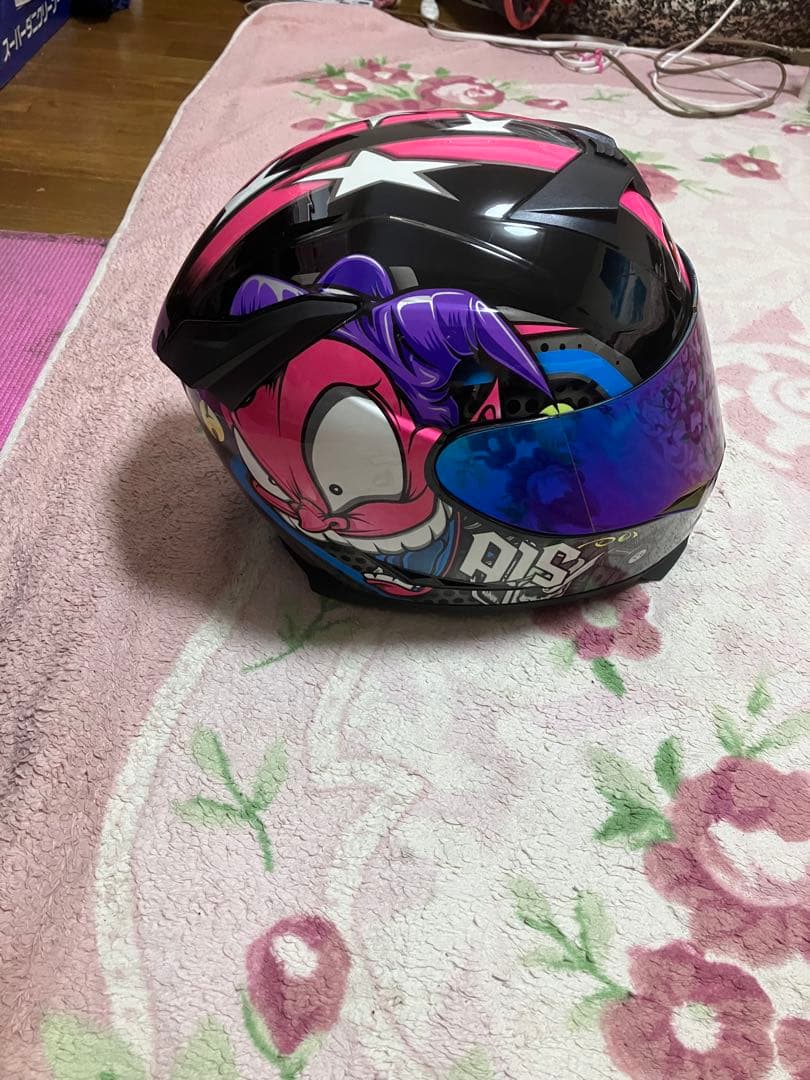 AJS フルフェイスヘルメット 星柄　XL