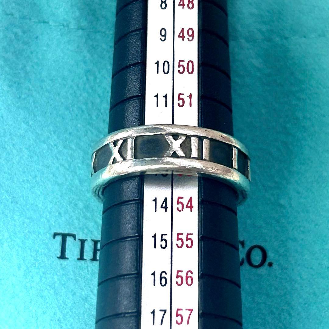 ティファニー Tiffany アトラス リングSV925 ナローリング 13号