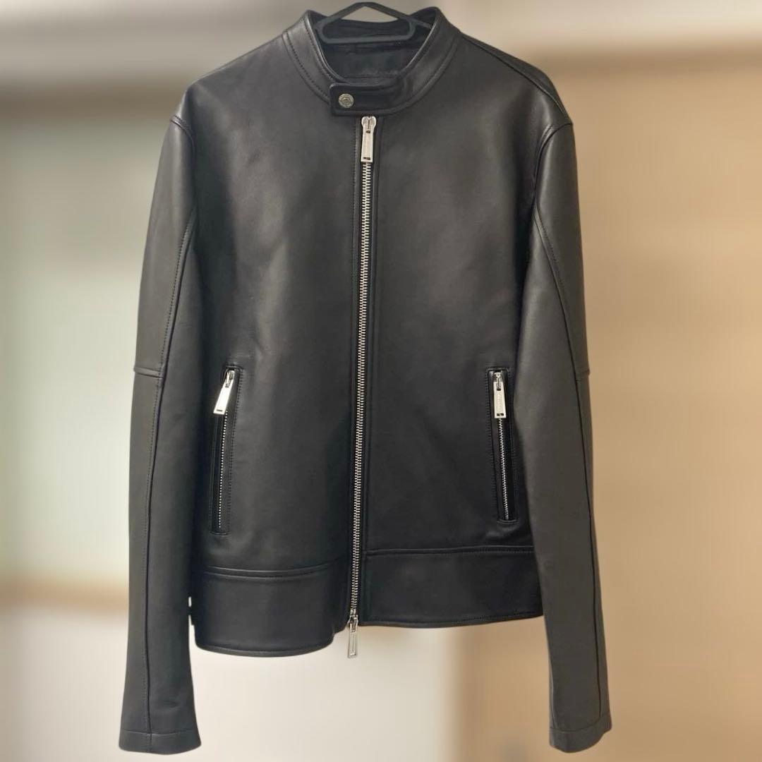 ディースクエアード　46 レザー　ライダース　ジャケット◇