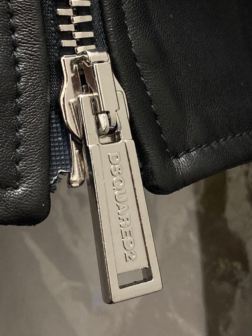 ディースクエアード　46 レザー　ライダース　ジャケット◇