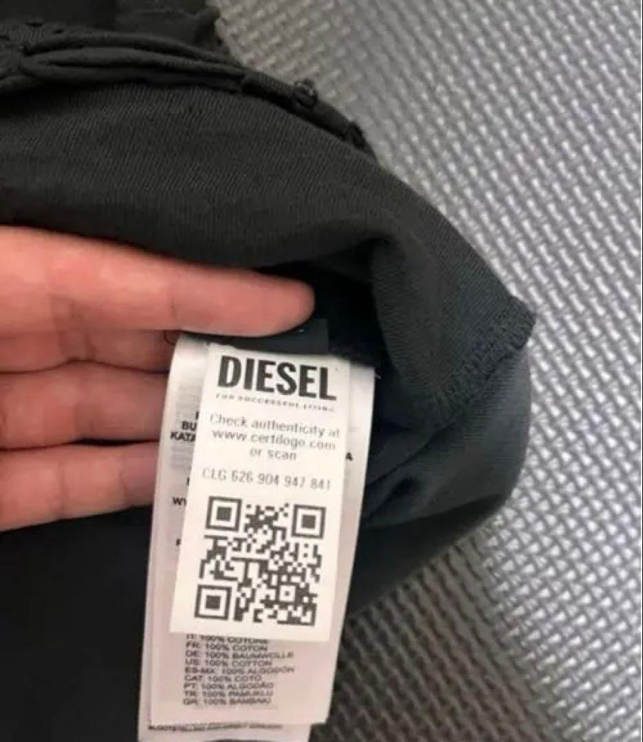 【現行品】diesel ss tシャツ　確実正規品　定価30000円越え