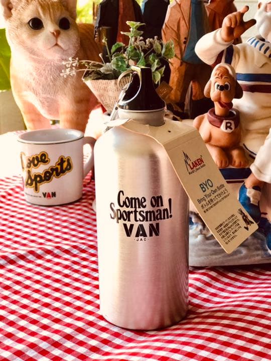 VAN JACKETラーケン社コラボのアルミボトル新品未使用、大変貴重！