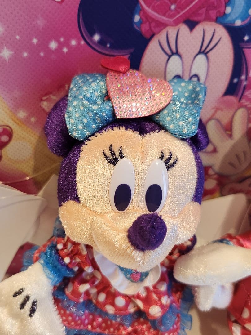 ディズニー　パルパルーザ　ミニー　ファンダーランド　ぬいぐるみバッジ