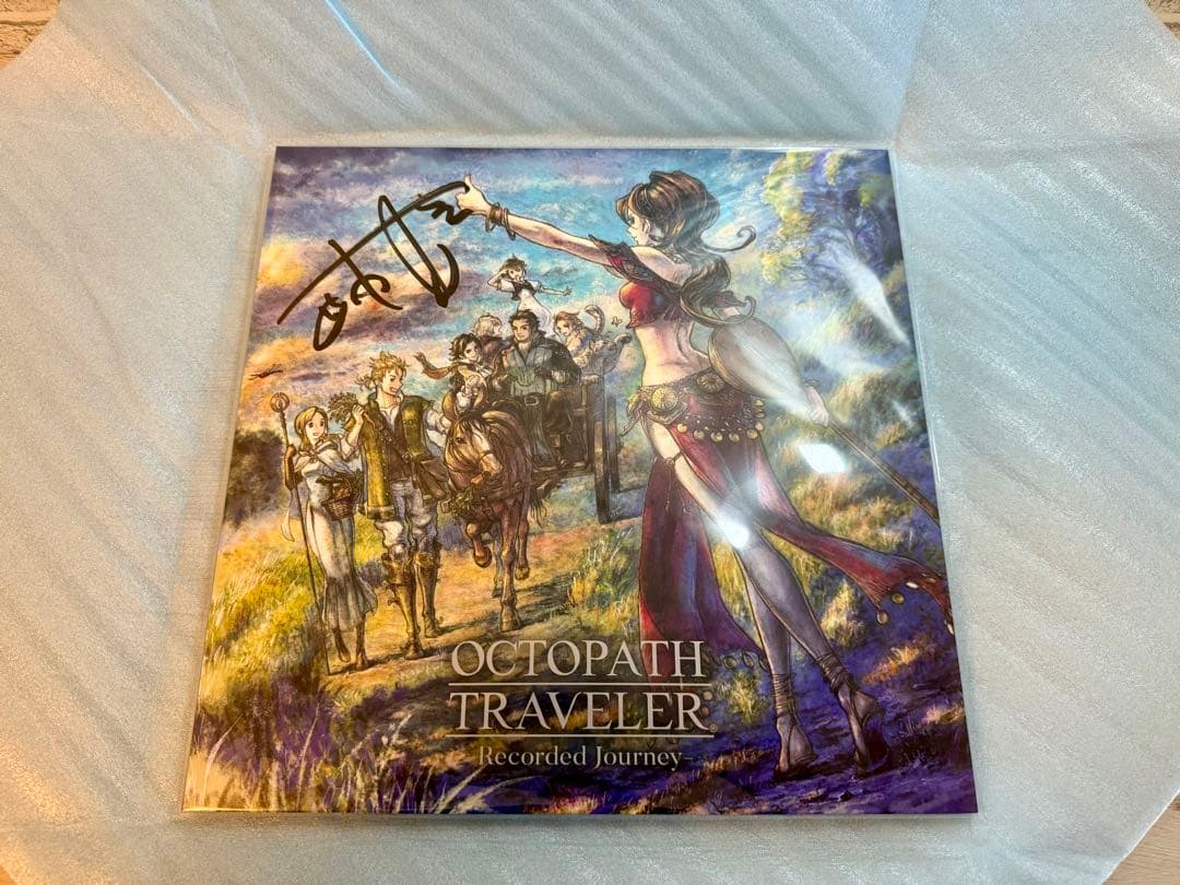 【西木康智直筆サイン 新品 未開封】OCTOPATH TRAVELER レコード