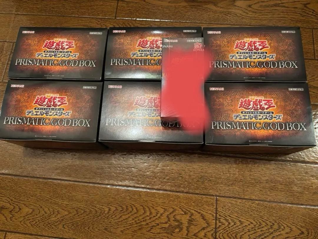 遊戯王　ゴッドボックス6箱　新品未開封