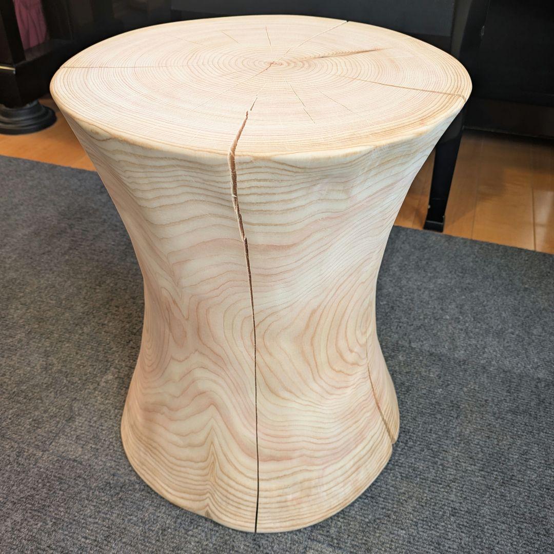 outdoorman　檜②　丸太　椅子　スツール　テーブル　高さ約40㎝