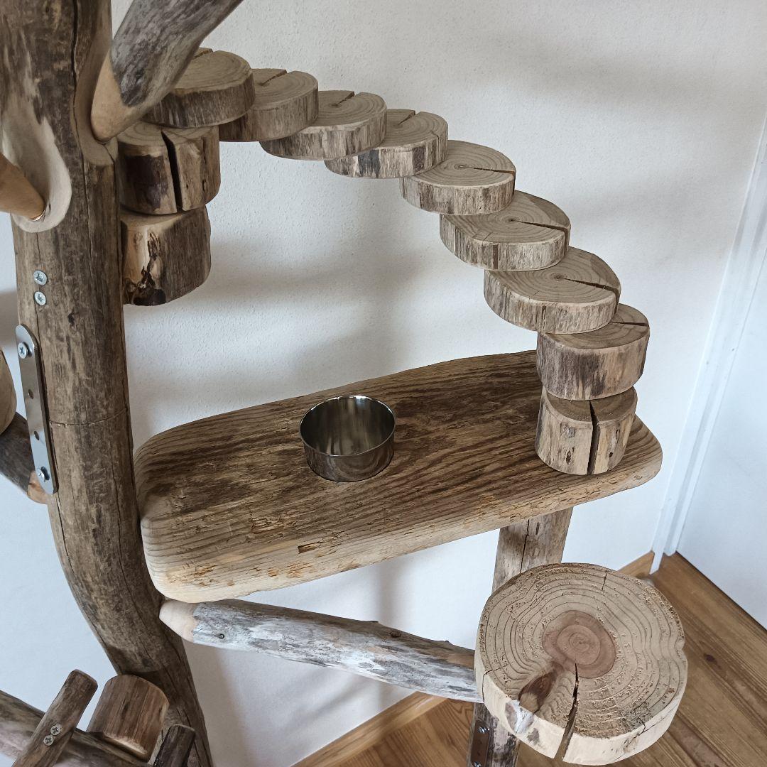 バードアスレチックジム大型 ① 天然木 自然木 流木 インコ おもちゃ