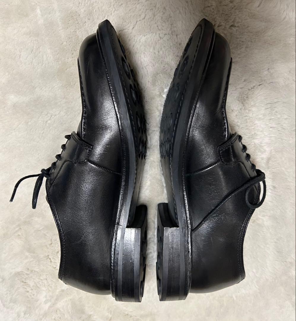 Trading post/Uチップレザーシューズ/size7/黒/2102