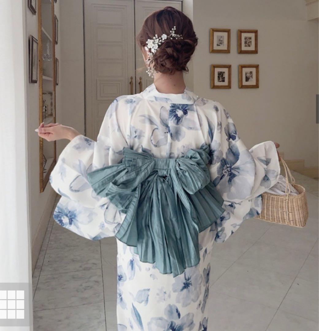 GRL [fy027] 水彩花柄浴衣セット 2WAY セパレート　レギュラー