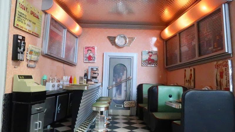 ベティのダイナー 1950s Betty’s DINER ジオラマセット