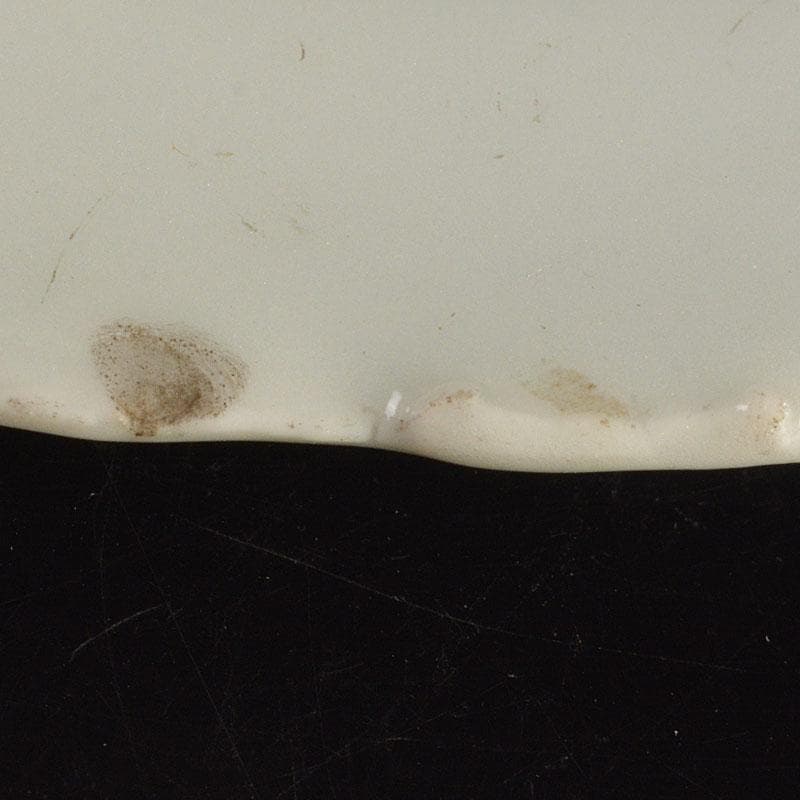 中国　呉須染付　神獣花卉文盤　皿　N　6811