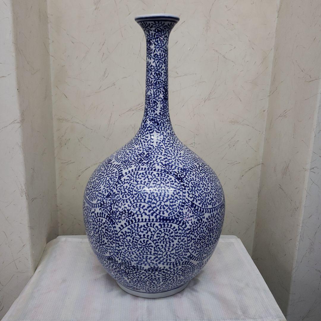 Ｂフライデー蔵出し特価　鶴首陶器花瓶50cm