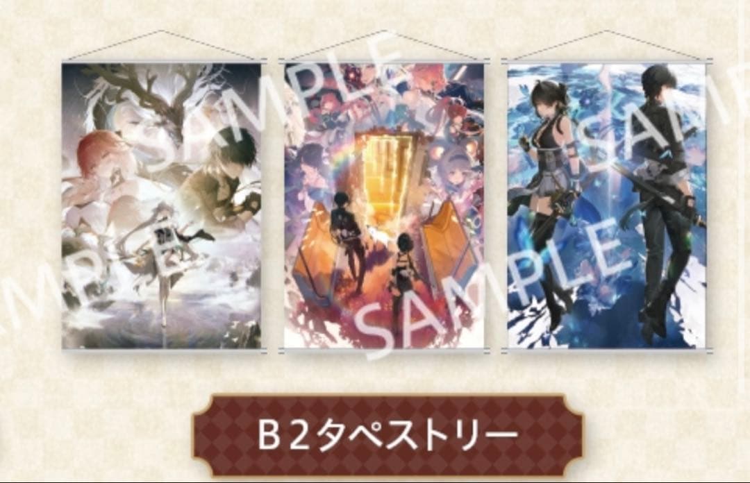 鳴潮 コミケ C107 タペストリー 3種セット