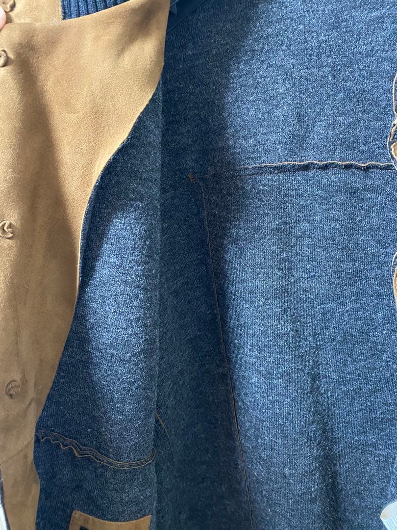 n*s様 20万 秋冬 アルテア スエード レザー ジャケット ブラウン 茶 最