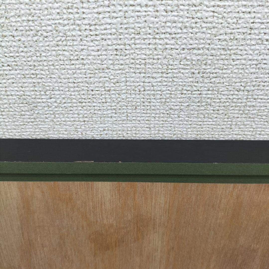 幾何学的抽象スクリーンプリントアートパネル 木製 展示品(Q-2512OB3)