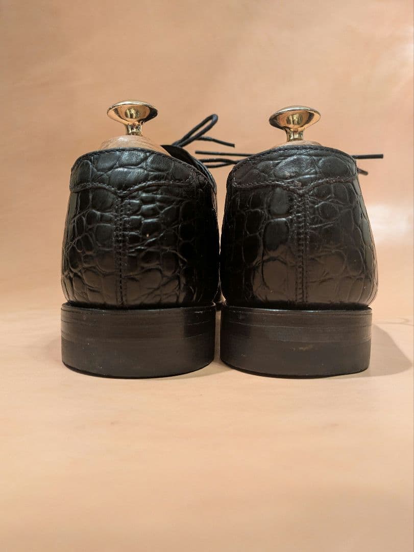 STACY ADAMS キャップトゥ クロコダイル US9.5D