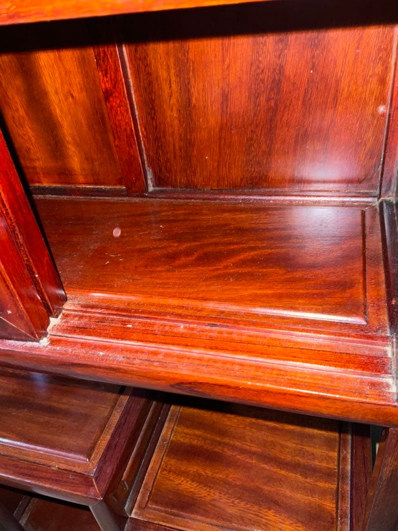 飾り棚 茶棚 茶箪笥 飾棚 茶道具 螺鈿細工 中国 家具 レトロ アンティーク