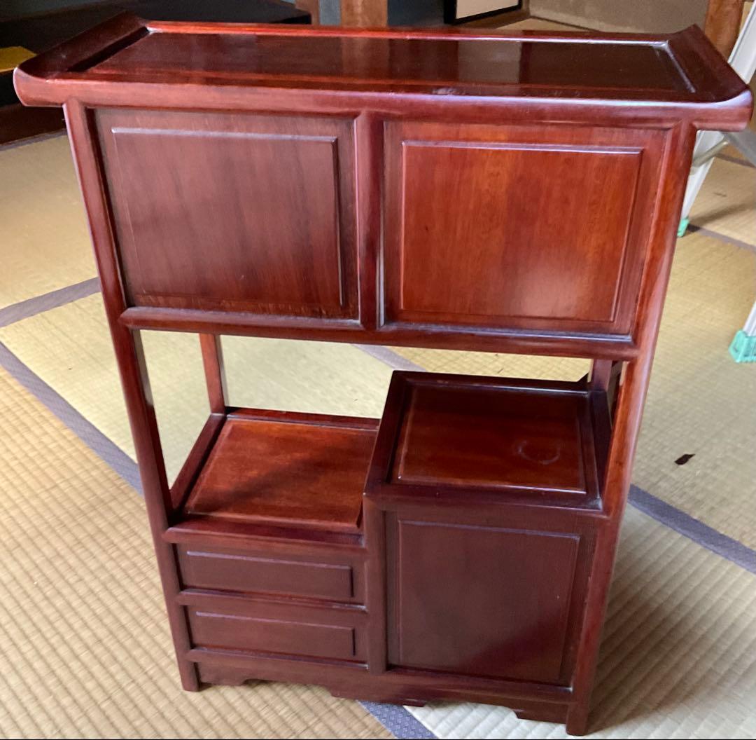 飾り棚 茶棚 茶箪笥 飾棚 茶道具 螺鈿細工 中国 家具 レトロ アンティーク