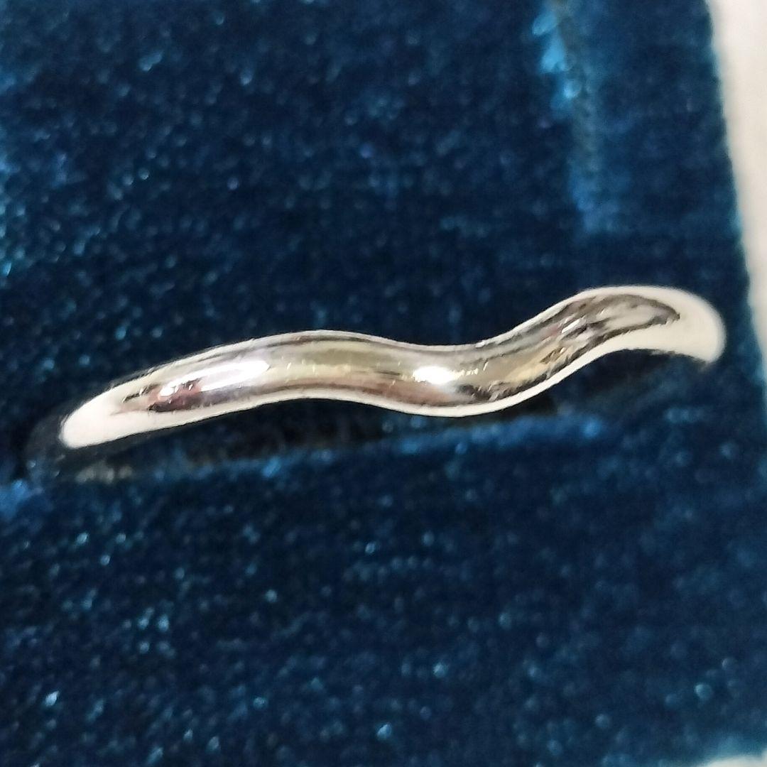 Tiffany &Co. エルサペレッティ カーブドバンド リング シルバー