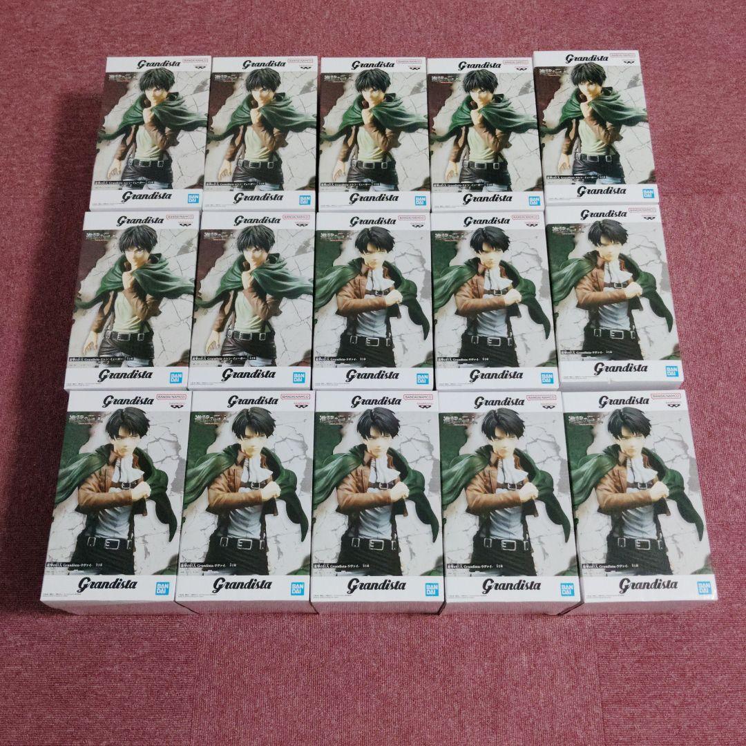 進撃の巨人 Grandista リヴァイ エレン　フィギュア