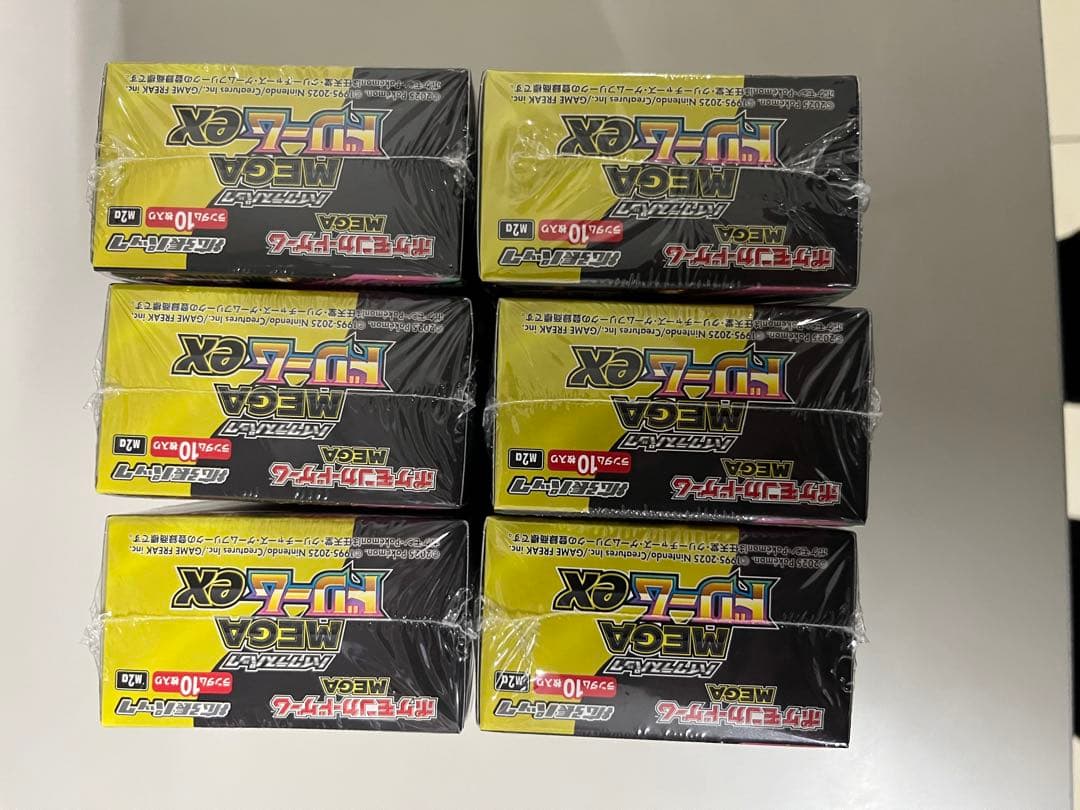 ポケモンカード　メガドリームex シュリンク付き6BOX