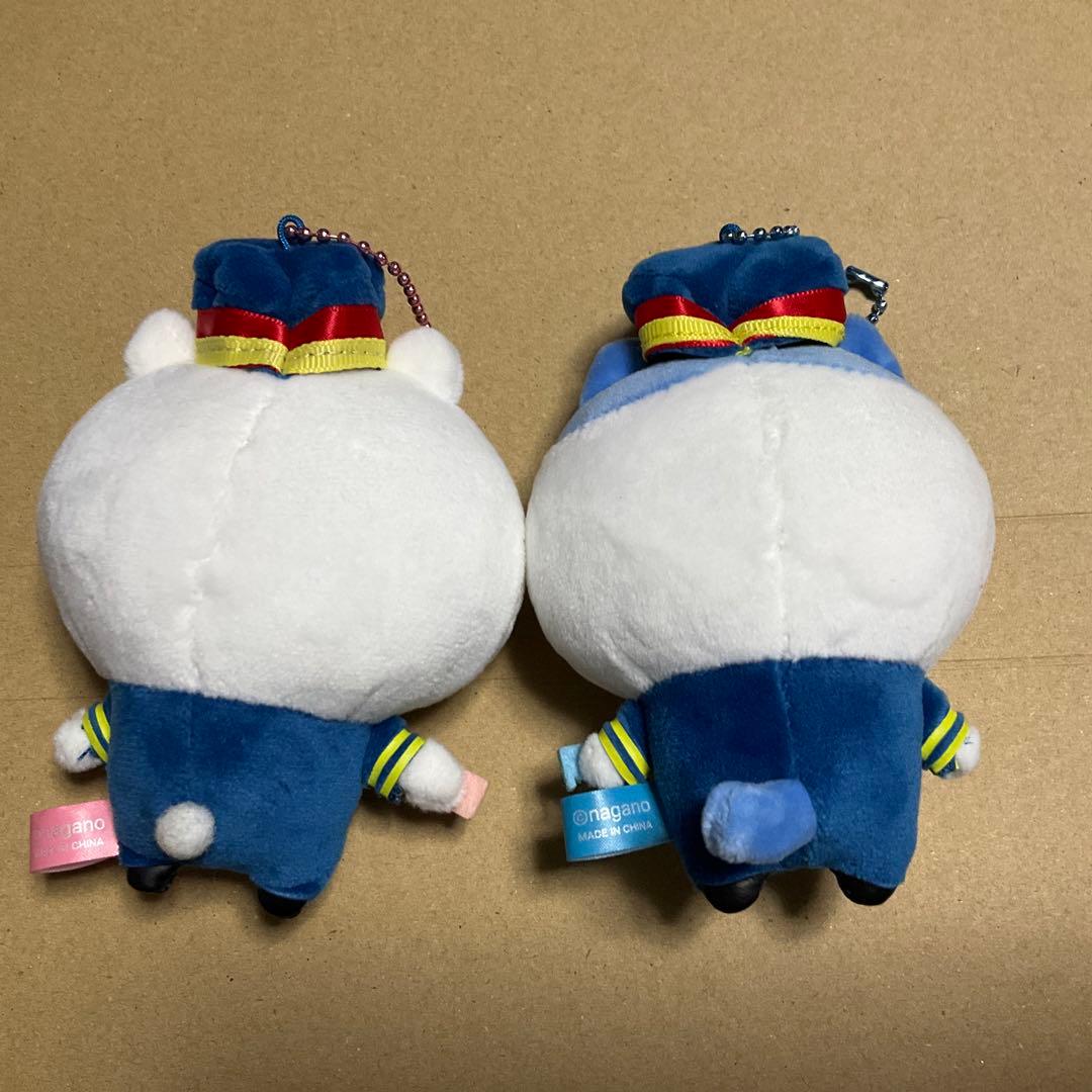 ちいかわ 駅員さんなマスコット　ちいかわ　ハチワレ　セット