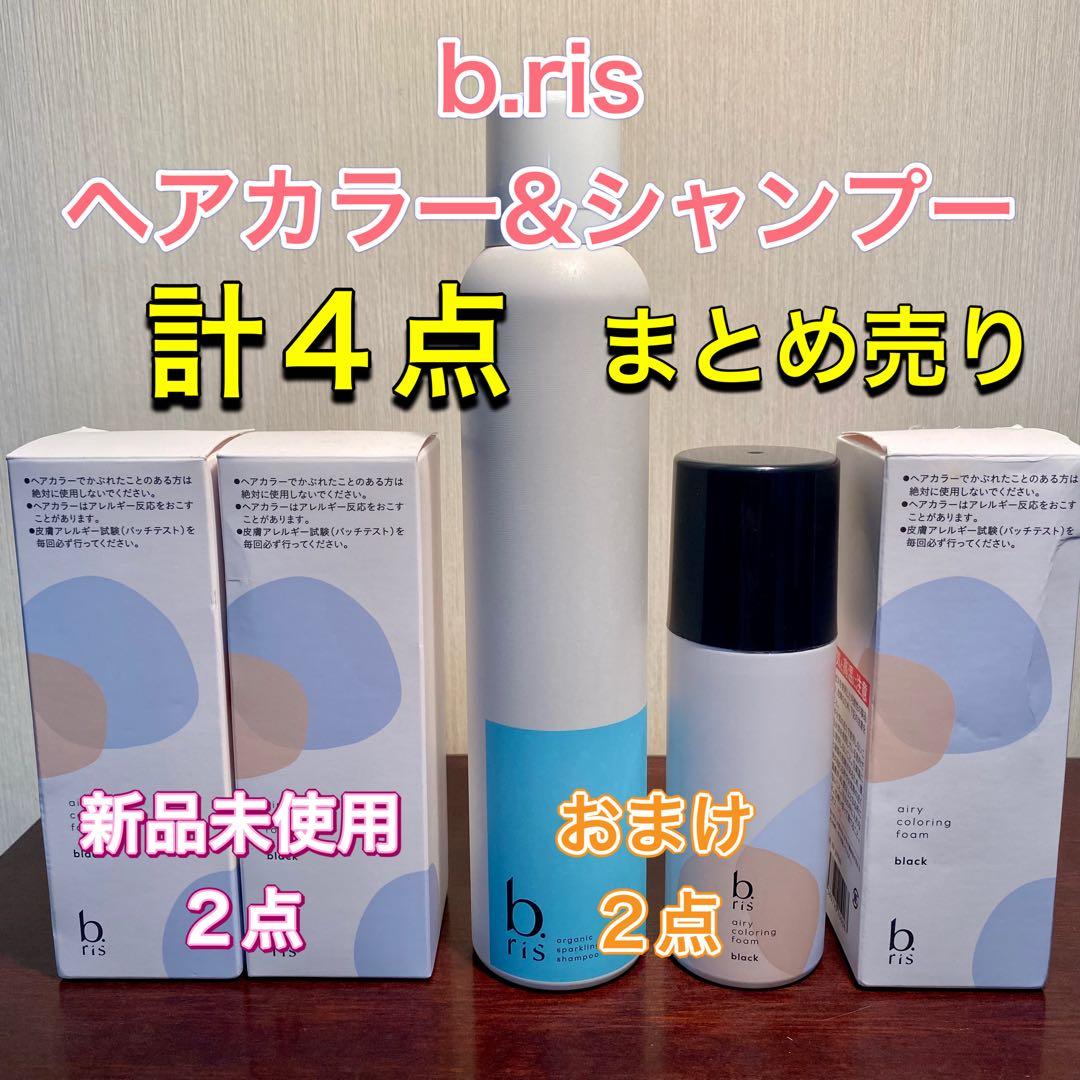 b.ris ビーリス カラーリングフォーム&シャンプー 4点セット【まとめ売り】