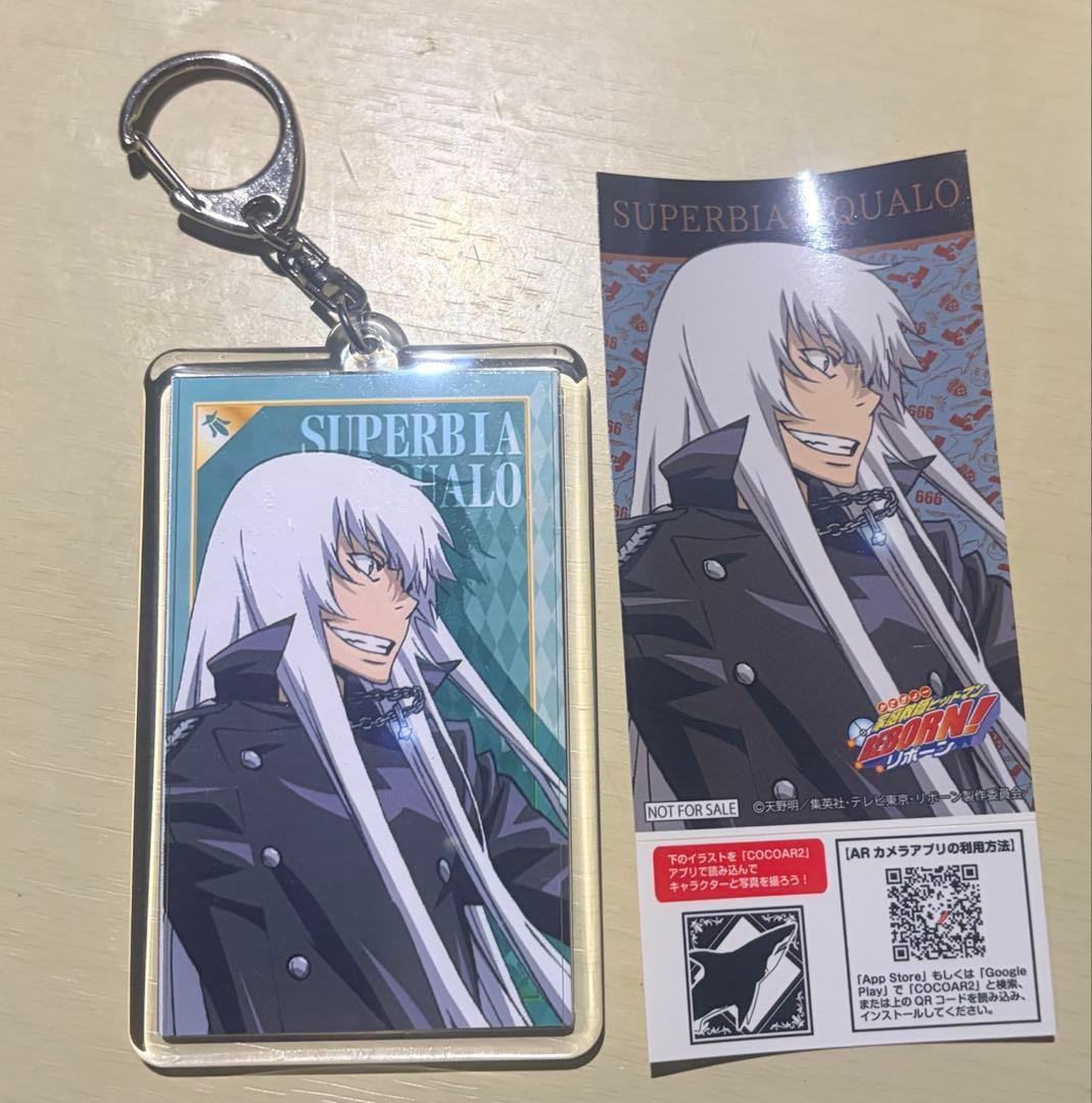 家庭教師ヒットマンREBORN　スクアーロ　キーホルダー　ステッカー