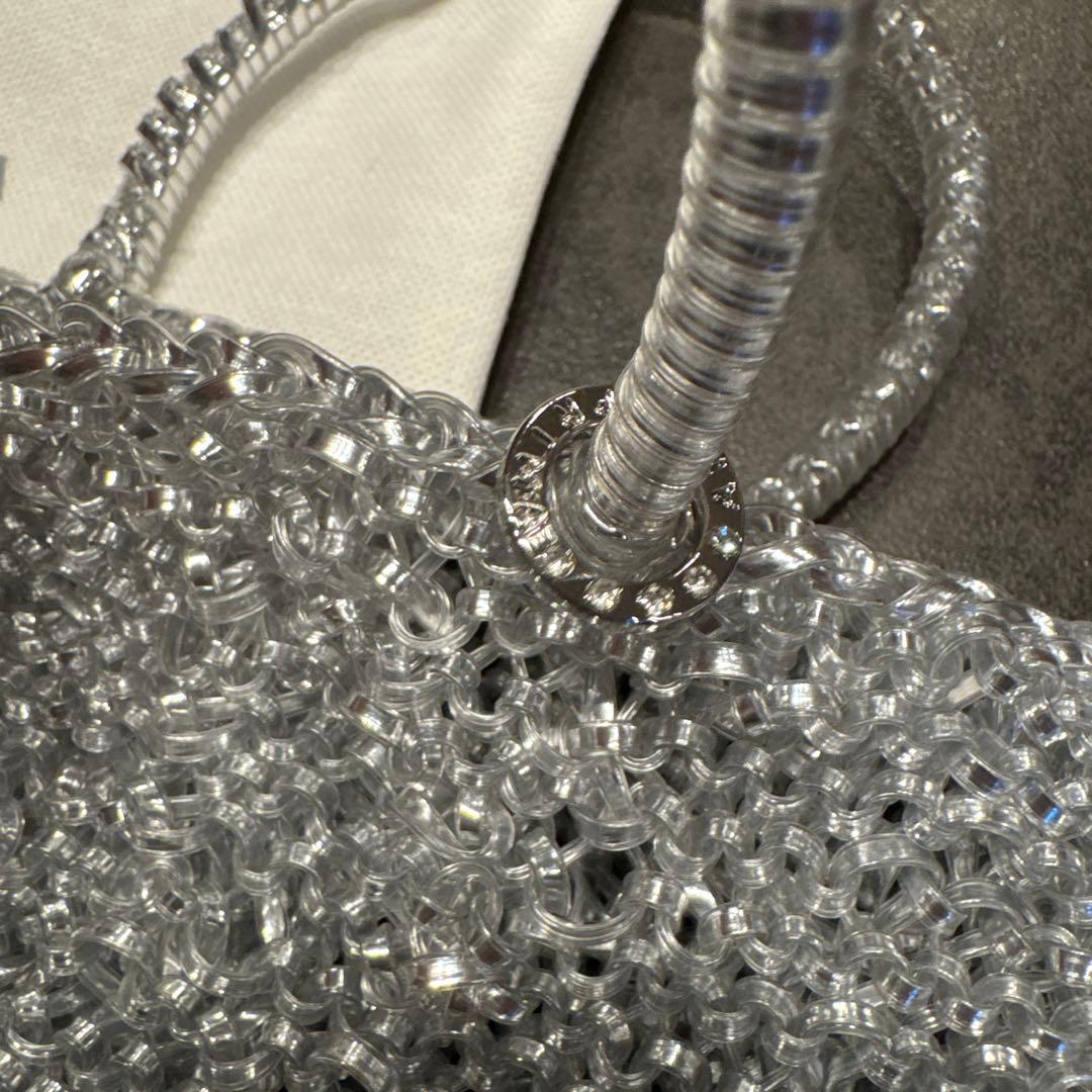 ANTEPRIMA シルバー ビーズショルダーバッグ