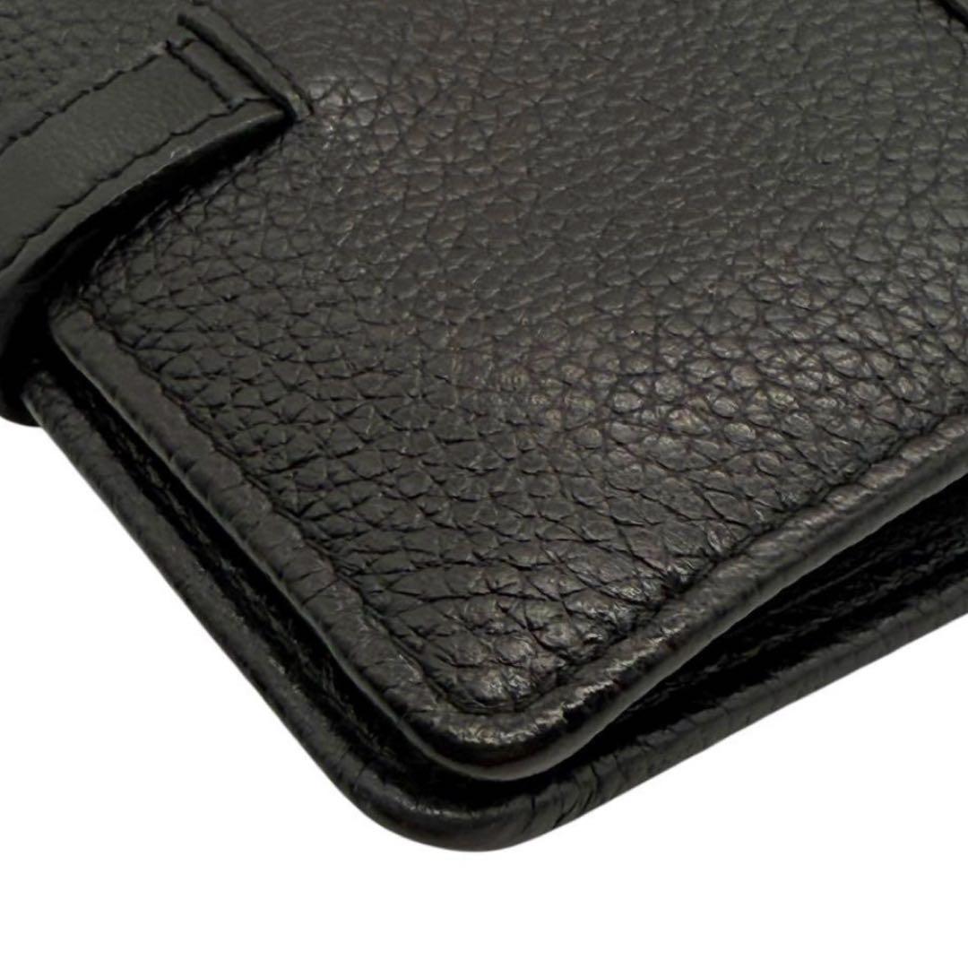 【正規品 美品】miumiuロゴ レザー 二つ折り財布 5MV204RFID搭載