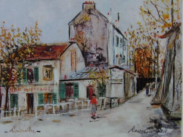 モーリス・ユトリロ、「Le Lapin agile a Montmartre」
