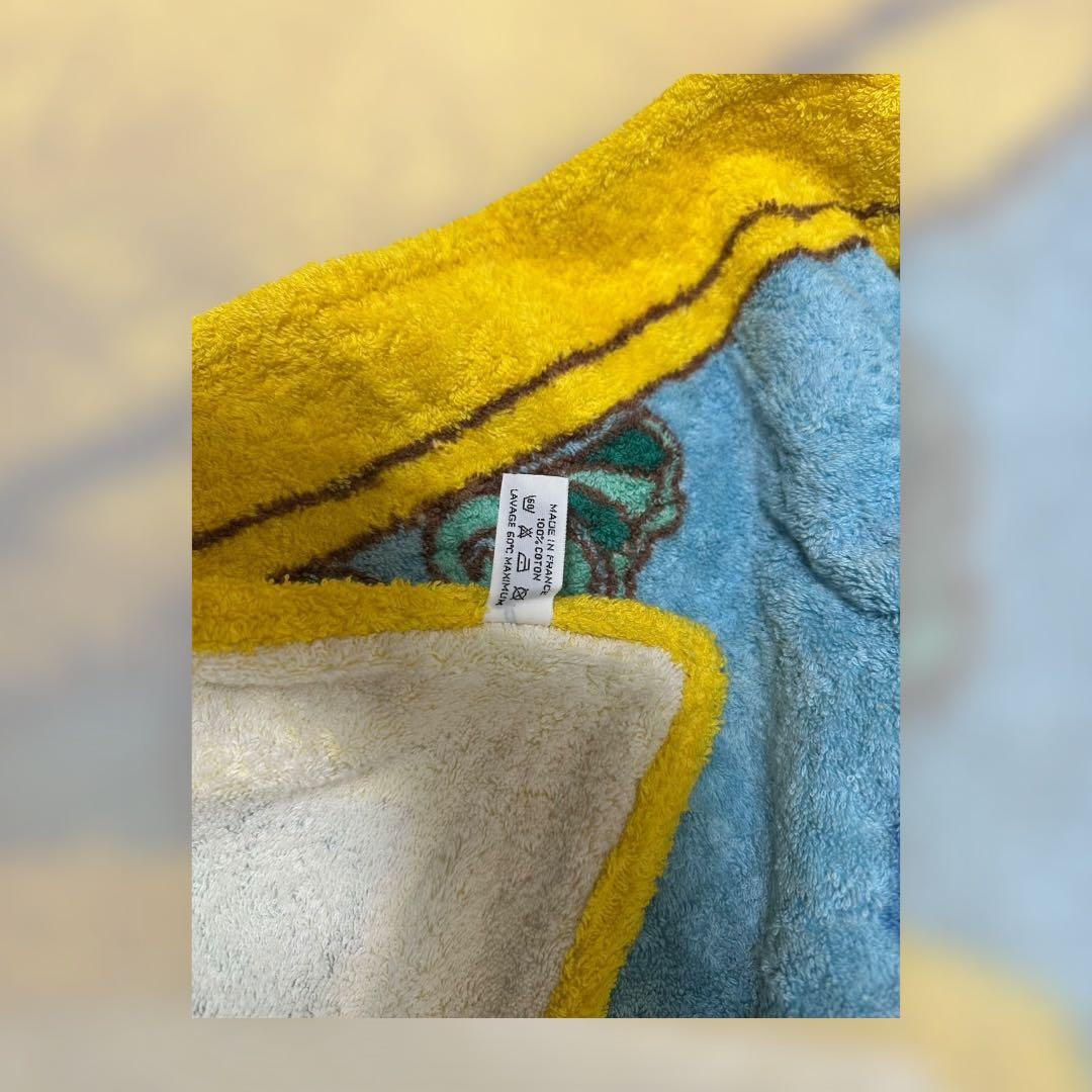 8614.希少 レア柄 エルメス ビーチタオル ホース柄