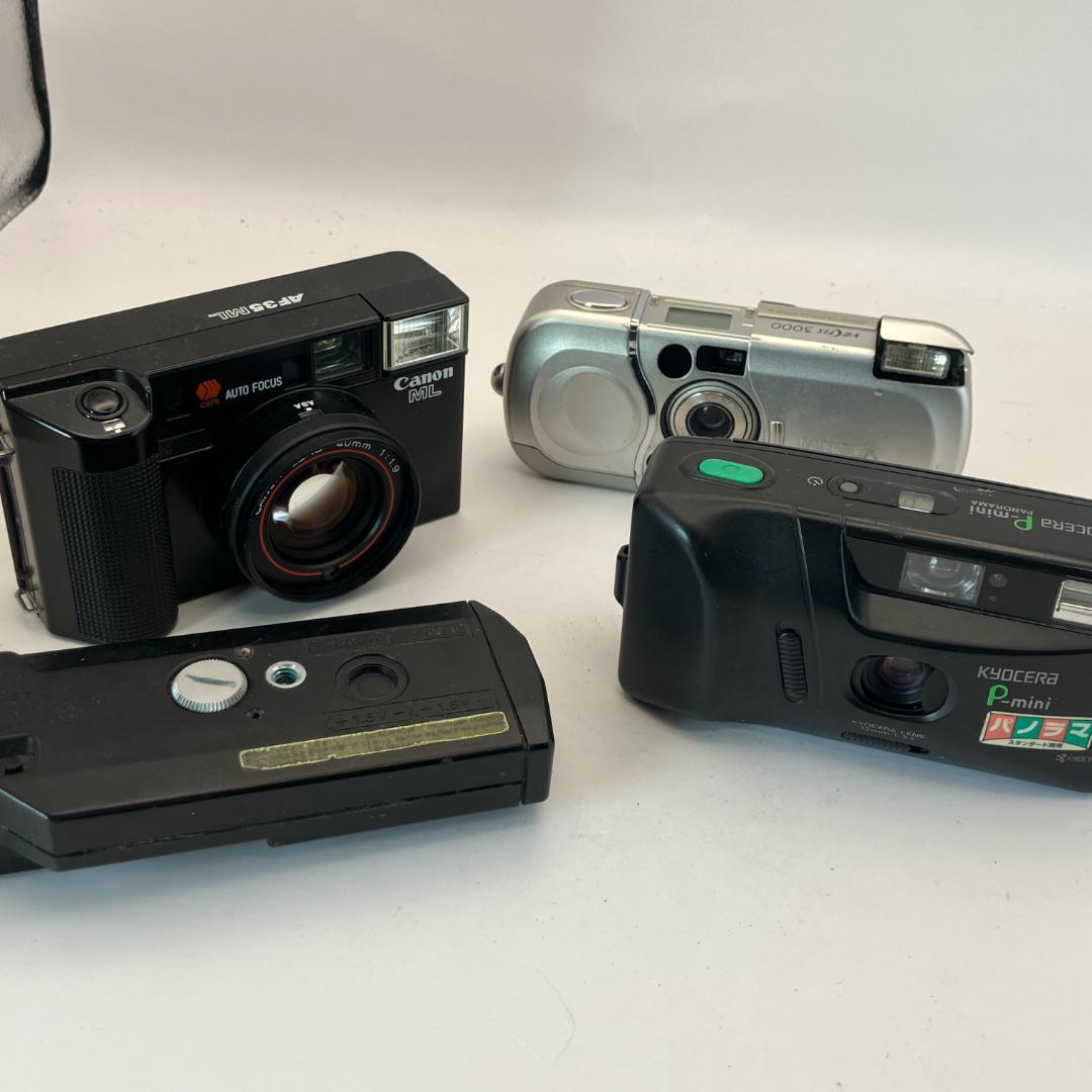 動作未確認・ジャンク、フィルムカメラ、レンズ、フードなど