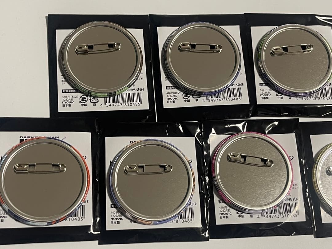 DARKER THAN BLACK 缶バッジ 8種まとめ売り