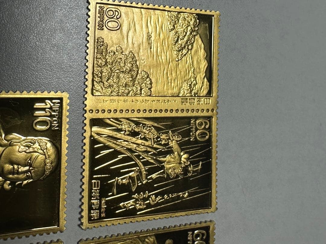 ま*ゆ様 希少　松本徽章工業　金属工芸品 プレート型 純金張 貴重 日本の老舗