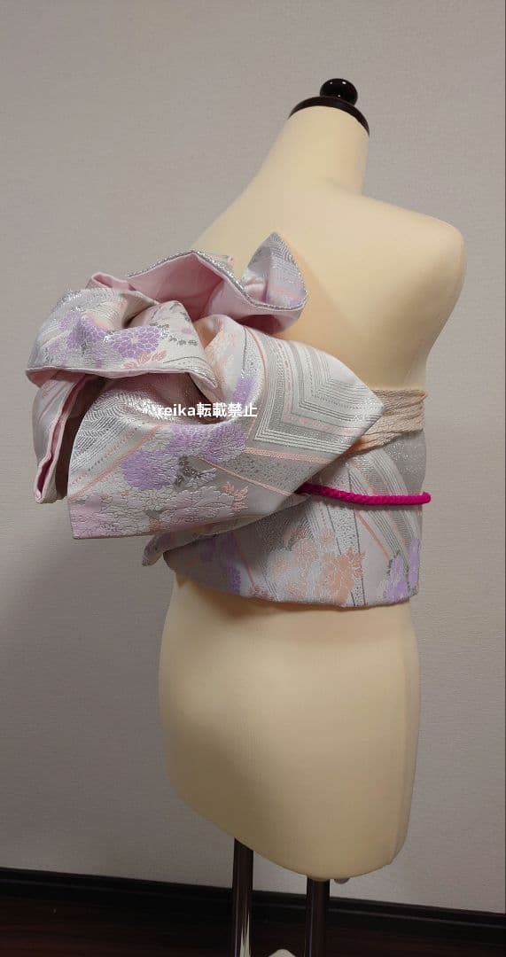 二部式　作り帯　振袖　成人式　 一点物