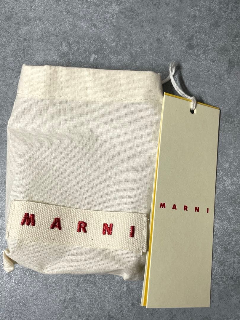 MARNI 三つ折り財布 ダークグリーン